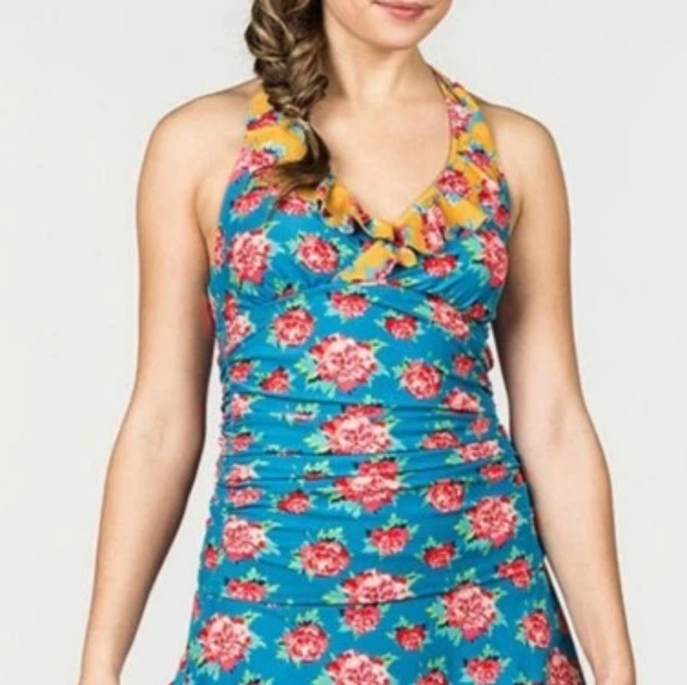 Matilda Jane Floral Halter swim Tankini